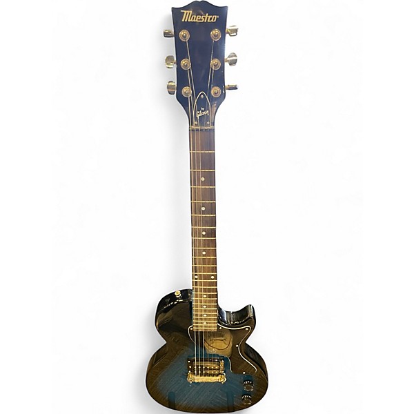 Used Maestro LP Style Blue Solid Body Electric Guitar