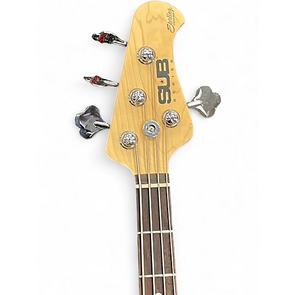 Used Sterling by Music Man Sub 4 Black Electric Bass Guitar