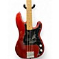 Used Fender Standard Precision Bass Candy Apple Red Electric Bass Guitar