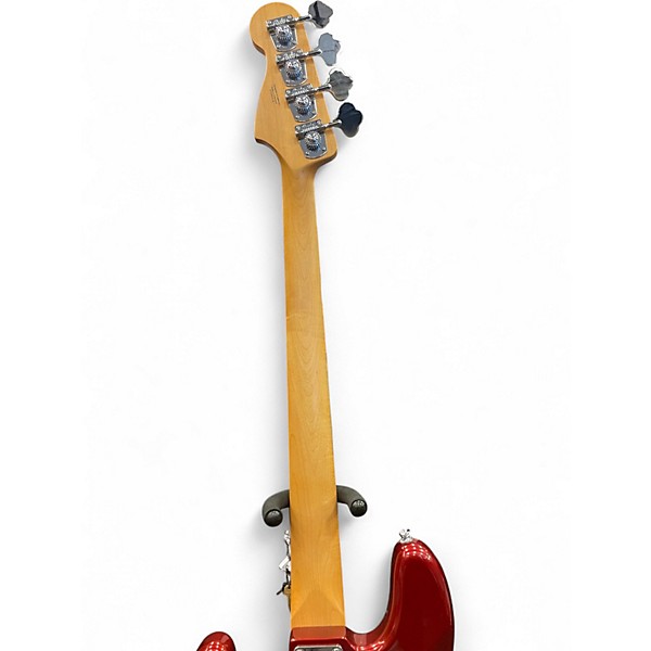 Used Fender Standard Precision Bass Candy Apple Red Electric Bass Guitar
