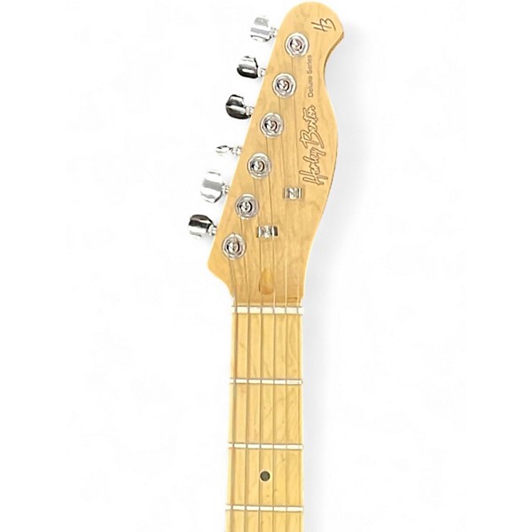 Used Harley Benton TE-80 Deluxe Natural Solid Body Electric Guitar