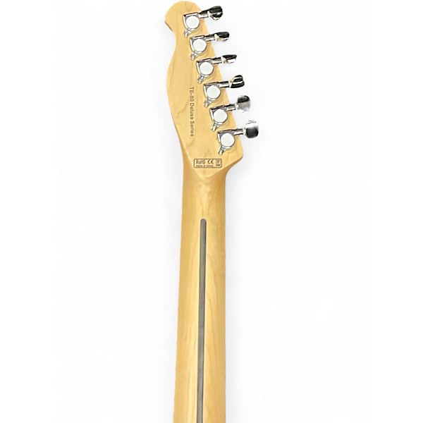 Used Harley Benton TE-80 Deluxe Natural Solid Body Electric Guitar