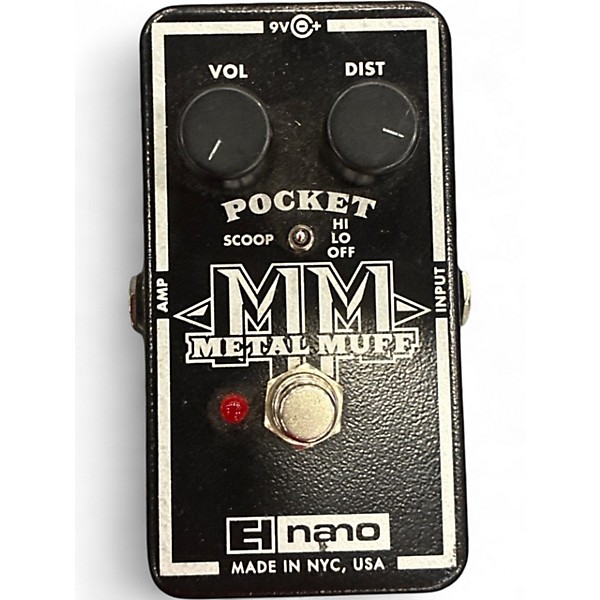 Used Electro-Harmonix Nano Pocket Metal Muff Distortion Effect Pedal