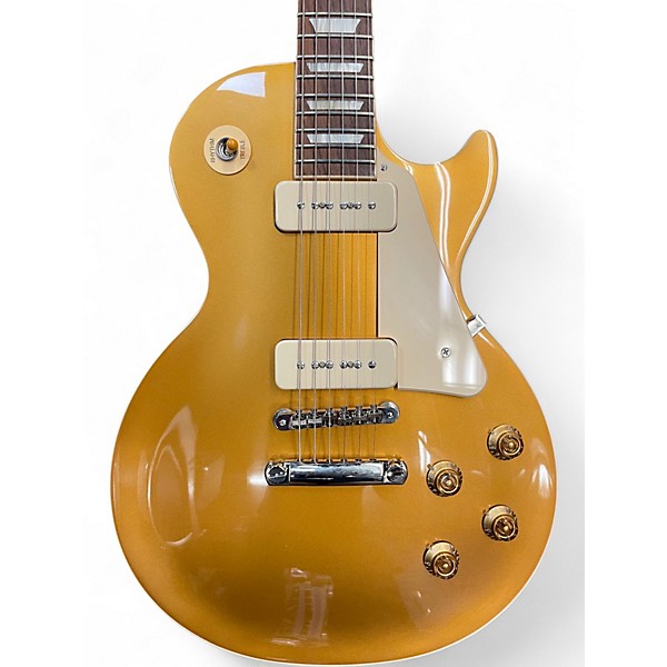Used Gibson LES PAUL STANDARD 50'S GOLD TOP Gold Top Solid Body Electric Guitar