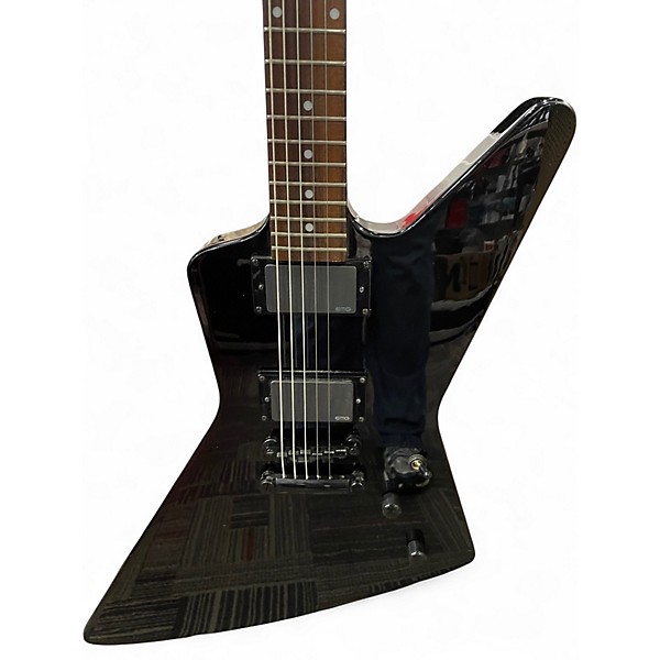 Used 2013 Epiphone 84 EXPLORER Black Solid Body Electric Guitar