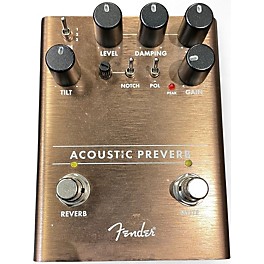 Used Fender Acoustic Preverb Effect Pedal