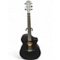 Used Ibanez AEWC621-BOT Black Matte Acoustic Electric Guitar thumbnail
