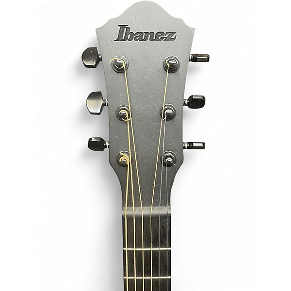 Used Ibanez AEWC621-BOT Black Matte Acoustic Electric Guitar