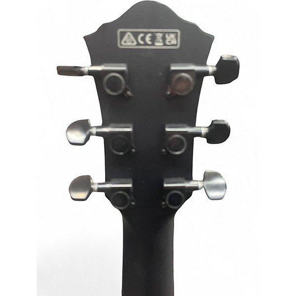 Used Ibanez AEWC621-BOT Black Matte Acoustic Electric Guitar
