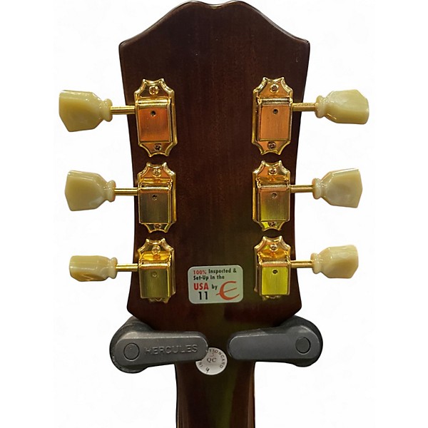 Used Epiphone Inspired by Gibson Hummingbird Natural Acoustic Electric Guitar