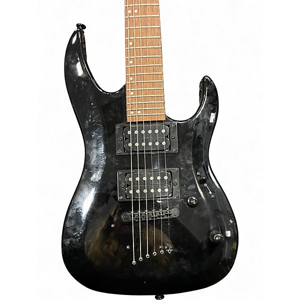 Used Mitchell MM100 Mini Black Solid Body Electric Guitar