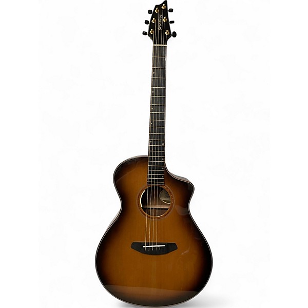 Used Breedlove Oregon Concert CE LTD Walnut Burst Acoustic Electric Guitar