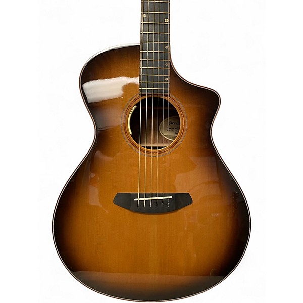 Used Breedlove Oregon Concert CE LTD Walnut Burst Acoustic Electric Guitar