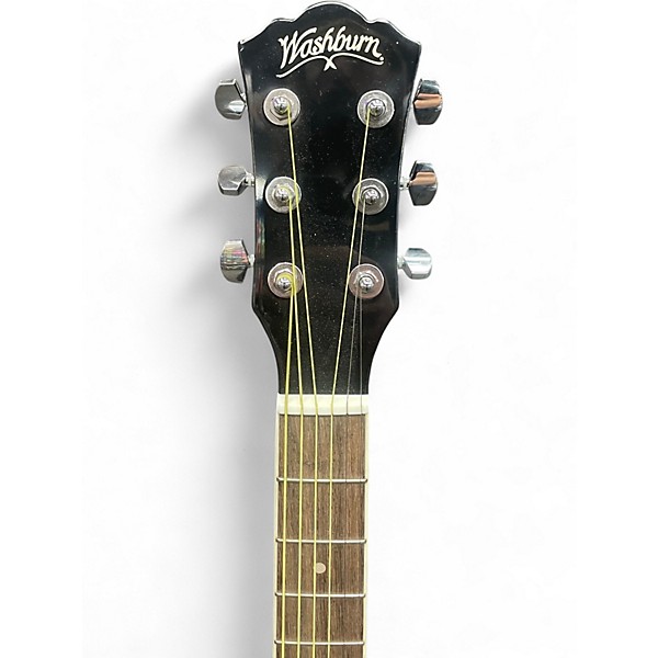 Used Washburn WA90CE 3 Color Sunburst Acoustic Electric Guitar