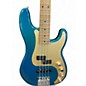Used Fender American Ultra Precision Bass Metallic Aqua Marine Electric Bass Guitar