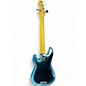 Used Fender American Ultra Jazz Bass V Metallic Aqua Marine Electric Bass Guitar
