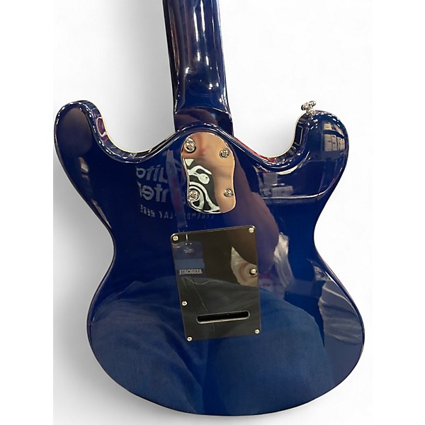 Used Danelectro 66BT Blue Hollow Body Electric Guitar