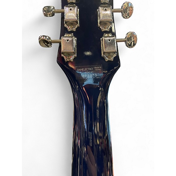 Used Danelectro 66BT Blue Hollow Body Electric Guitar