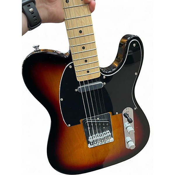 Used Squier Standard Telecaster 2 Tone Sunburst Solid Body Electric Guitar