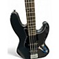 Used Squier Jazz Bass Deluxe Grey Electric Bass Guitar
