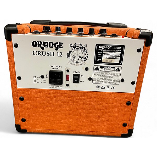 Used Orange Amplifiers Crush 12 Guitar Combo Amp