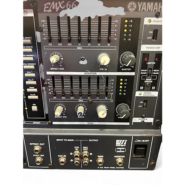 Used Yamaha emx 66m Powered Mixer