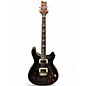 Used PRS SE Hollowbody II Piezo Black Dog Hair Hollow Body Electric Guitar thumbnail
