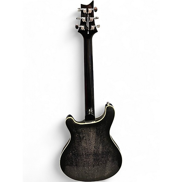 Used PRS SE Hollowbody II Piezo Black Dog Hair Hollow Body Electric Guitar