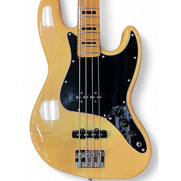 Used Squier Classic Vibe 70s Jazz Bass Natural Electric Bass Guitar
