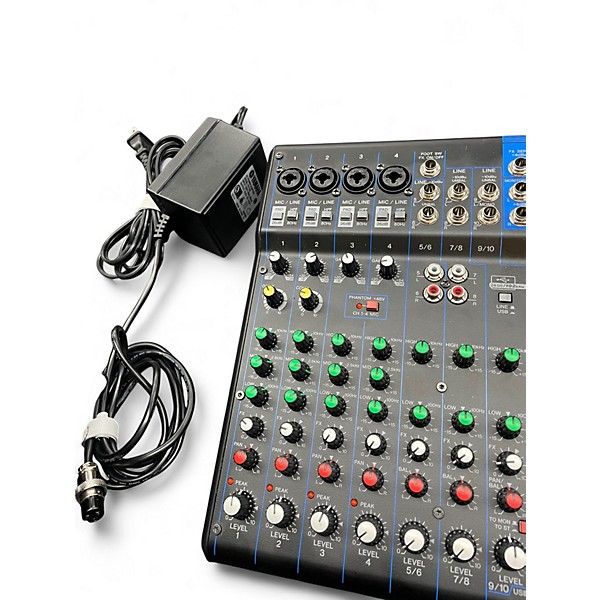 Used Yamaha MG10XU 10 Channel Mixer with Effects Unpowered Mixer
