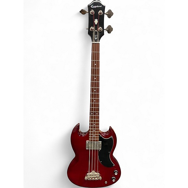 Used Epiphone SG RED Electric Bass Guitar