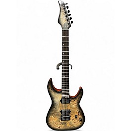 Used Schecter Guitar Research cr6 Charcoal Burst Solid Body Electric Guitar