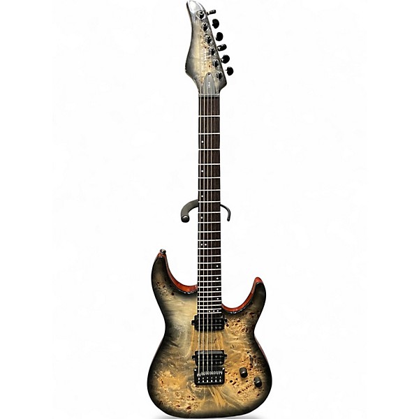 Used Schecter Guitar Research cr6 Charcoal Burst Solid Body Electric Guitar