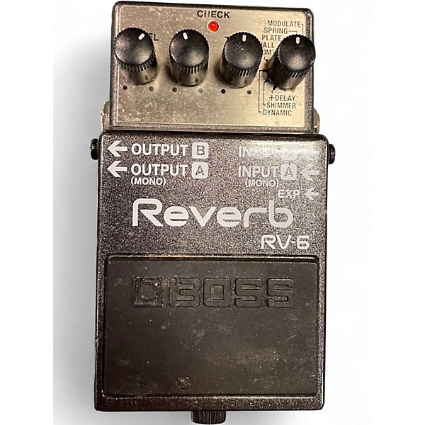 Used BOSS RV6 Digital Reverb Effect Pedal