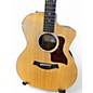 Used Taylor 214CE Deluxe Natural Acoustic Electric Guitar