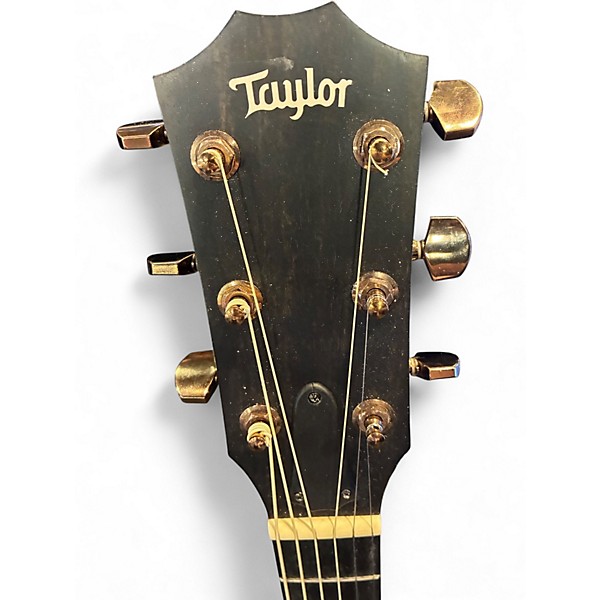 Used Taylor 214CE Deluxe Natural Acoustic Electric Guitar