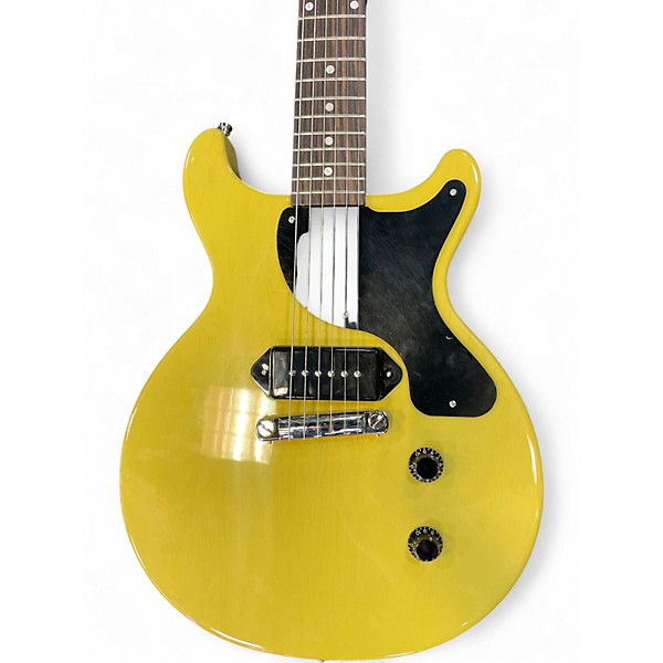 Used Gibson double cut les paul junior TV Yellow Solid Body Electric Guitar