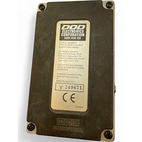 Used DOD FX69B Grunge Distortion Effect Pedal