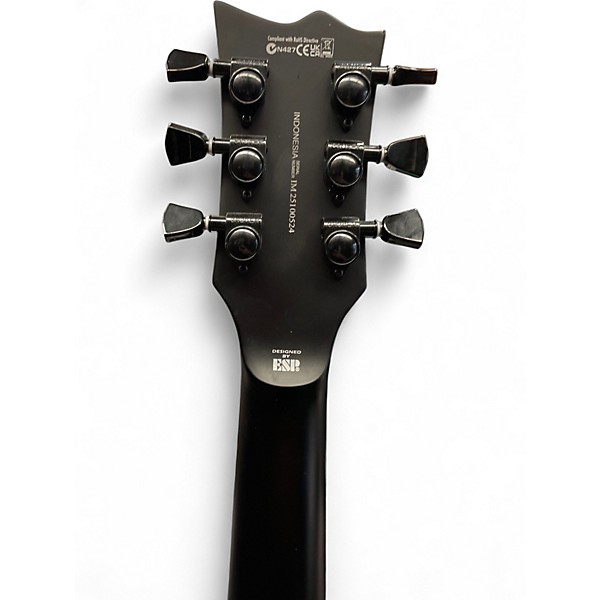 Used ESP LTD EC1000 FR Deluxe Black Solid Body Electric Guitar
