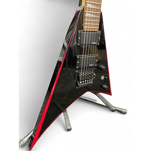 Used Jackson RR24 Randy Rhoads BLACK AND RED Solid Body Electric Guitar