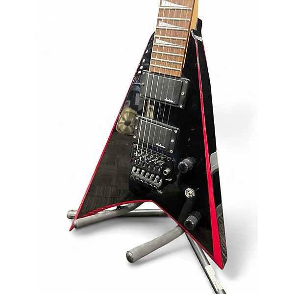 Used Jackson RR24 Randy Rhoads BLACK AND RED Solid Body Electric Guitar