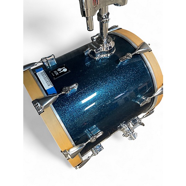Used SONOR 4 Piece AQX Ocean Sparkle Drum Kit
