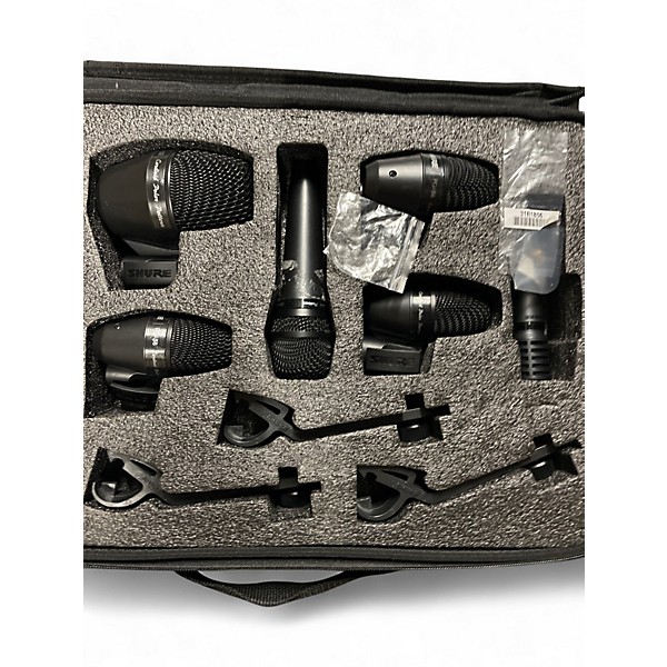 Used Shure PGADRUMKIT7 7-Piece Drum Mic Set Percussion Microphone Pack