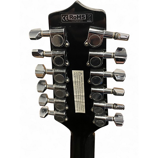 Used Takamine GD30CE-12 black 12 String Acoustic Electric Guitar