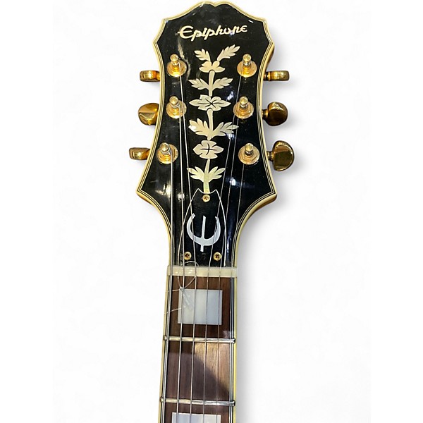 Used Epiphone ZEPHYR BLUES DELUXE Natural Hollow Body Electric Guitar