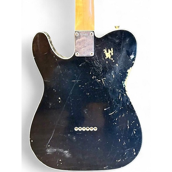 Used 2010s Fender 1960 Relic Tele Custom Black Solid Body Electric Guitar