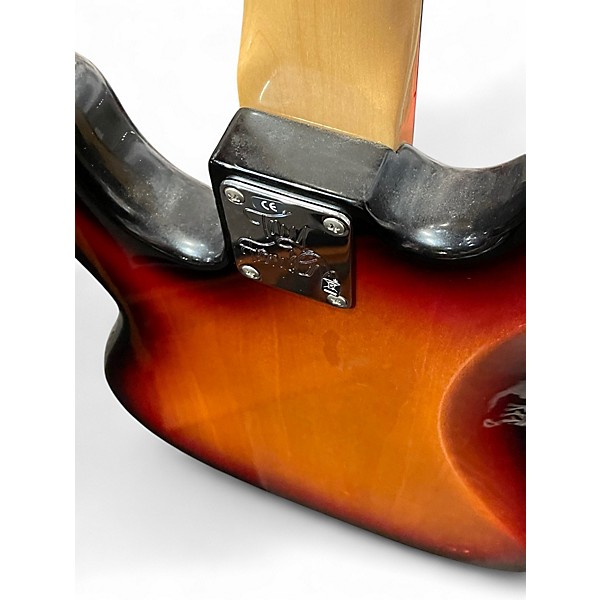 Used 2007 Fender Tony Franklin Signature Fretless Precision Bass Sunburst Electric Bass Guitar
