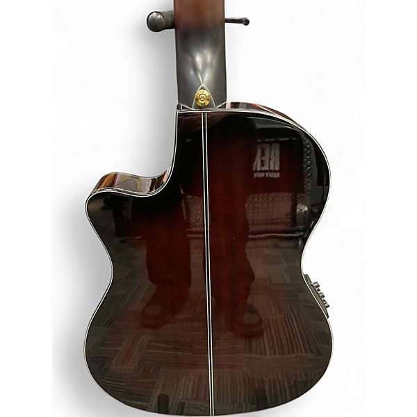 Used Ibanez GA35TCE DARK VIOLIN BURST Classical Acoustic Electric Guitar