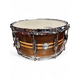 Used Gretsch Drums 6.5X14 Full Range Snare Brown Drum