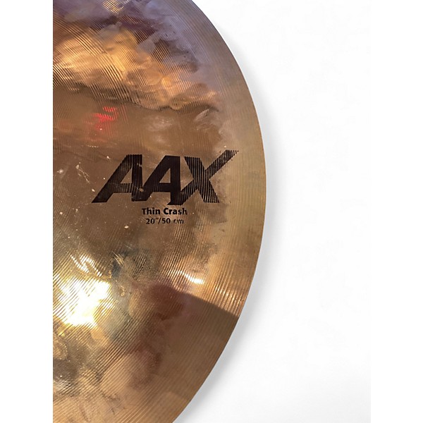 Used SABIAN 20in AAX Thin Crash Cymbal